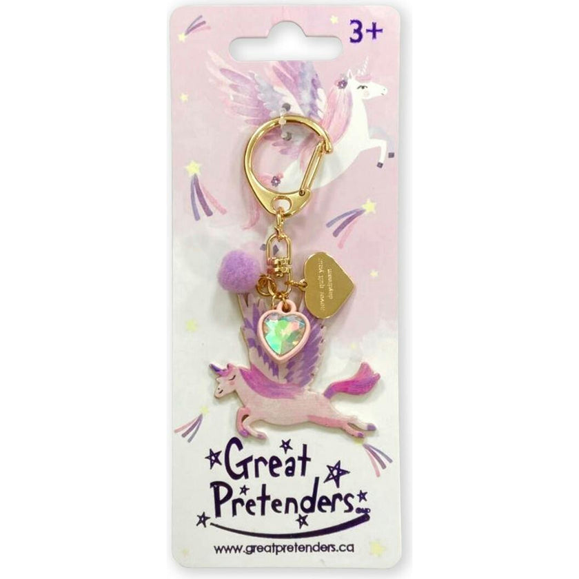 Amazing Alicorn Purse, Bag Charm, and Necklace, 3pc Bundle