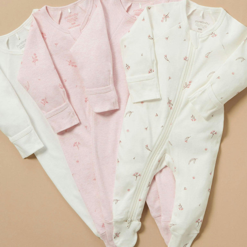 4 Pack Zip Growsuit Vanilla Blossom Pack