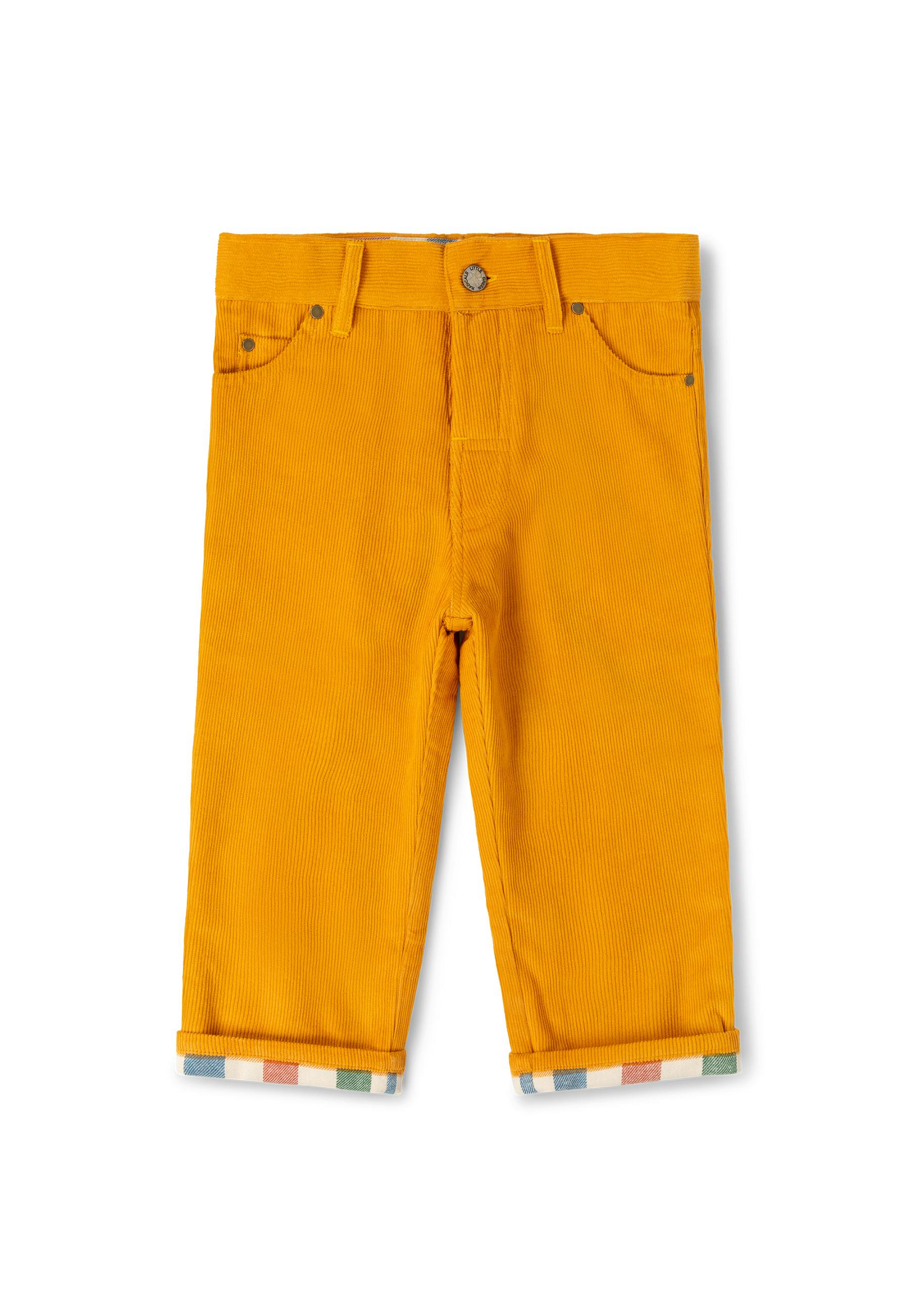 Sunflower Corduroy Lined Adventure Jeans, Gold
