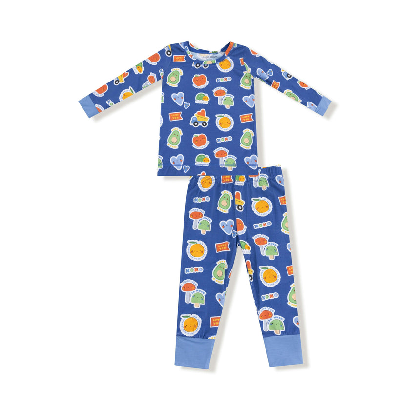 My Funny Valentine - Blue - Long Sleeve Loungewear Set