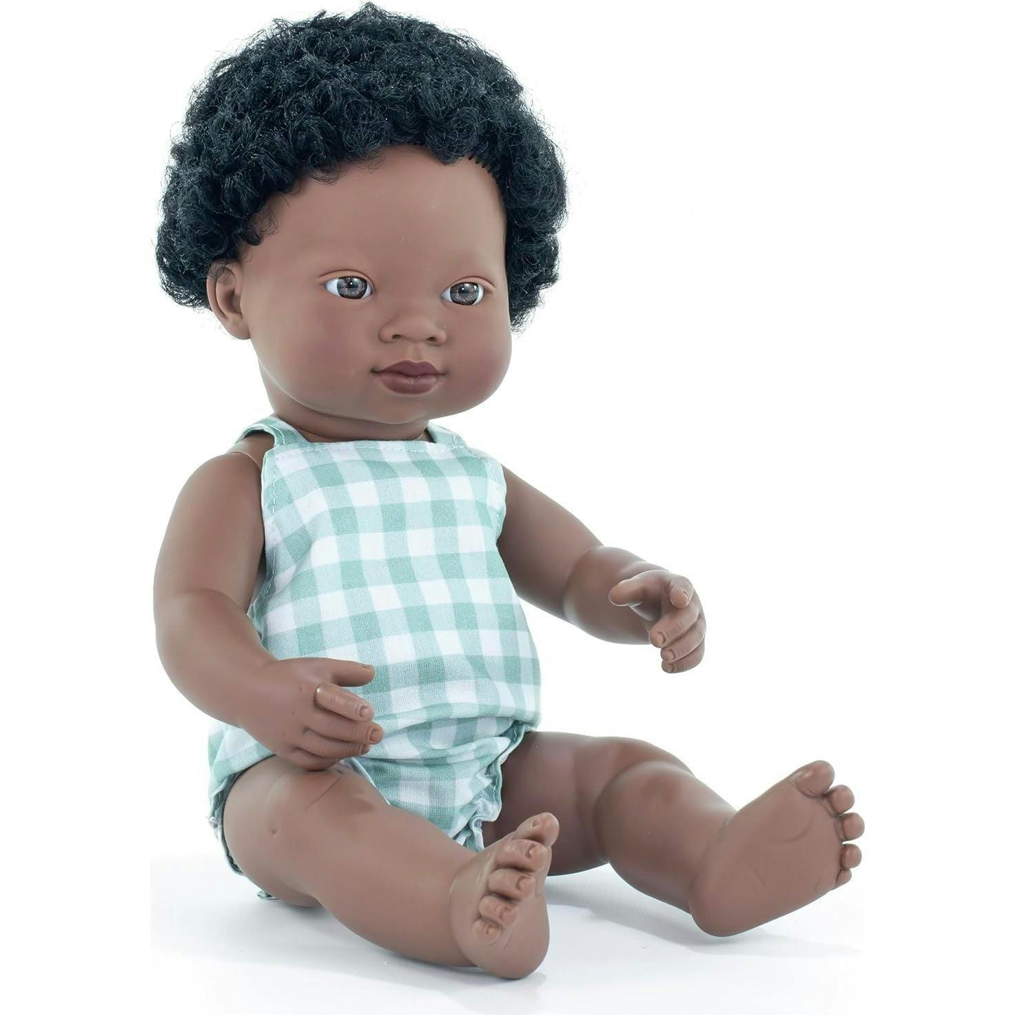 My Friends and Me Collection African Baby Boy Doll with Black Hair - 15