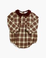 Felicidad Romper Tartan Check