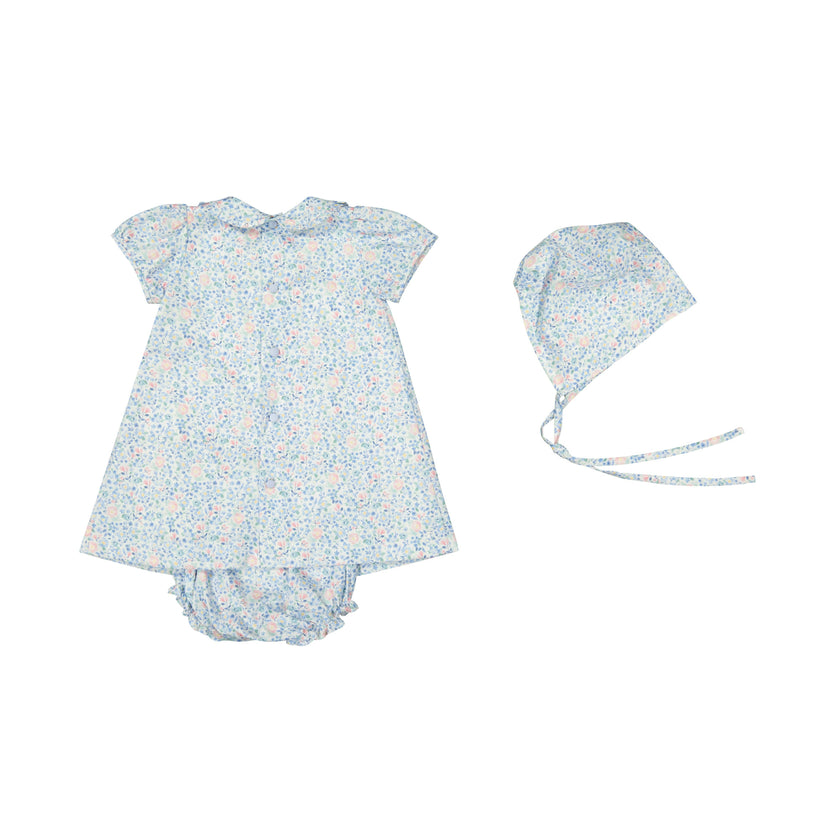Olympe Baby Set Floral Blue