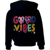 Good Vibes Zipper Hoodie