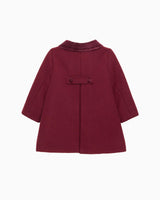 Baby Classic Coat in Burgundy