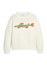 Intarsia Sweater - Brook Trout