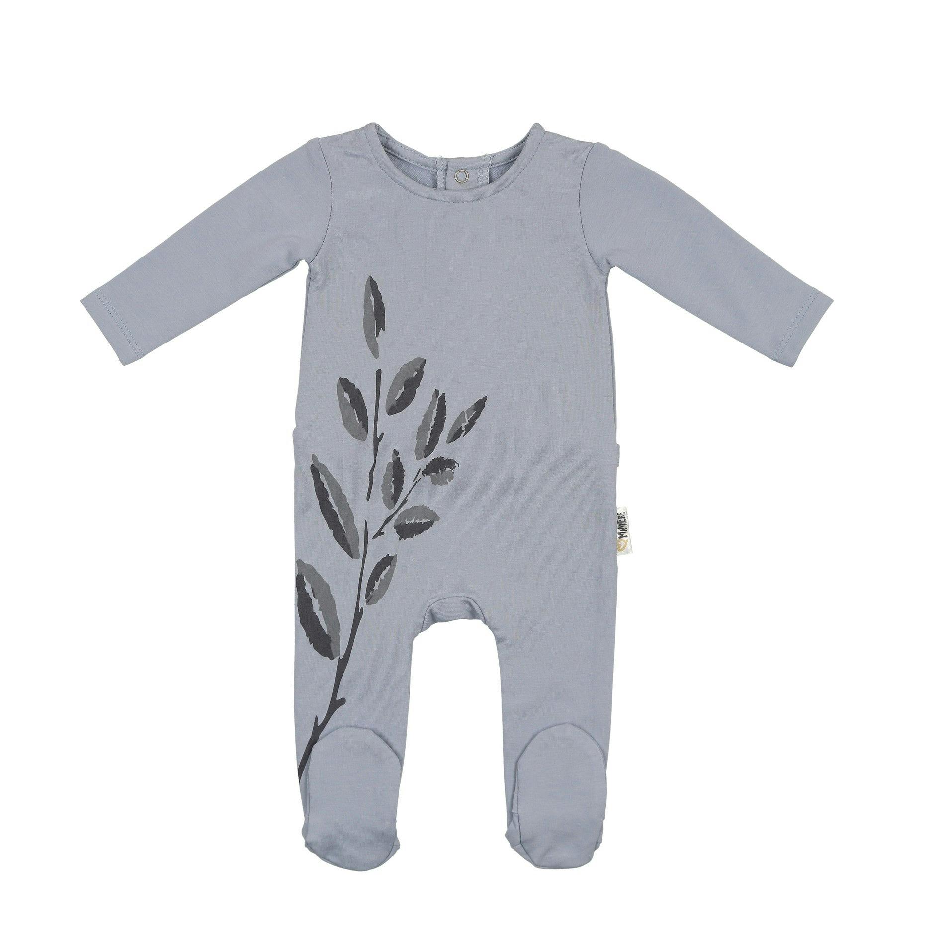 Blooming Leaves Footie and Beanie Set