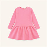 Long Sleeve Tennis Dress in Pink