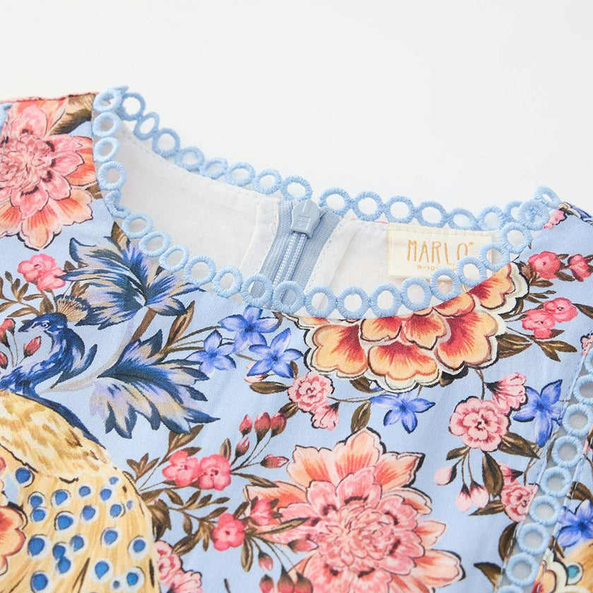 Iliana Sleeve Cotton Romper