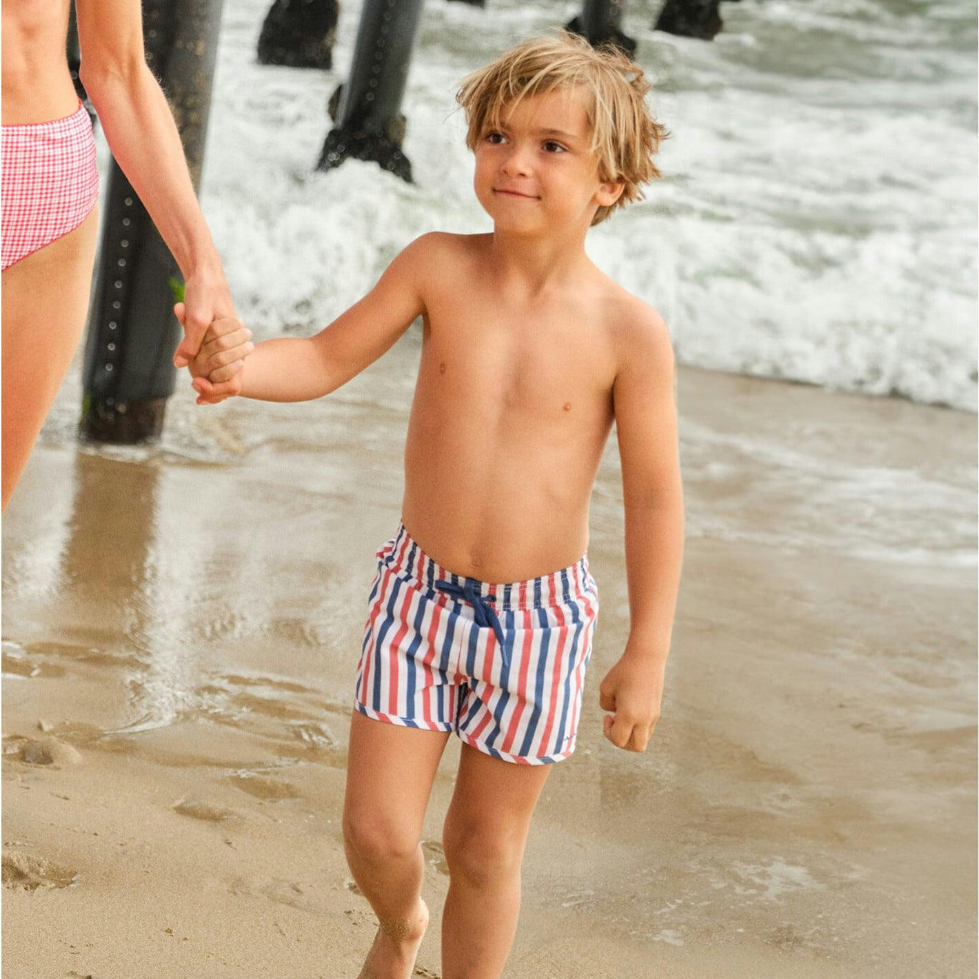 Boys Surfrider Stripe Boardie