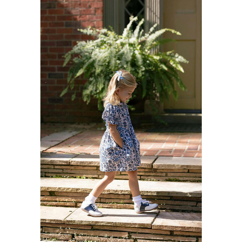 Charlotte Dress in Block Flower