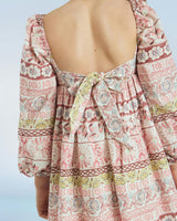 Lara Embroidered Sleeve Mini Dress