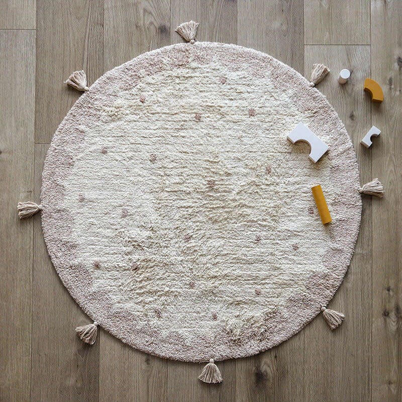 Mallen Tassel Round Rug