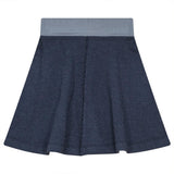 Ribbed Flare Skirt