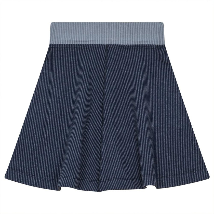 Ribbed Flare Skirt