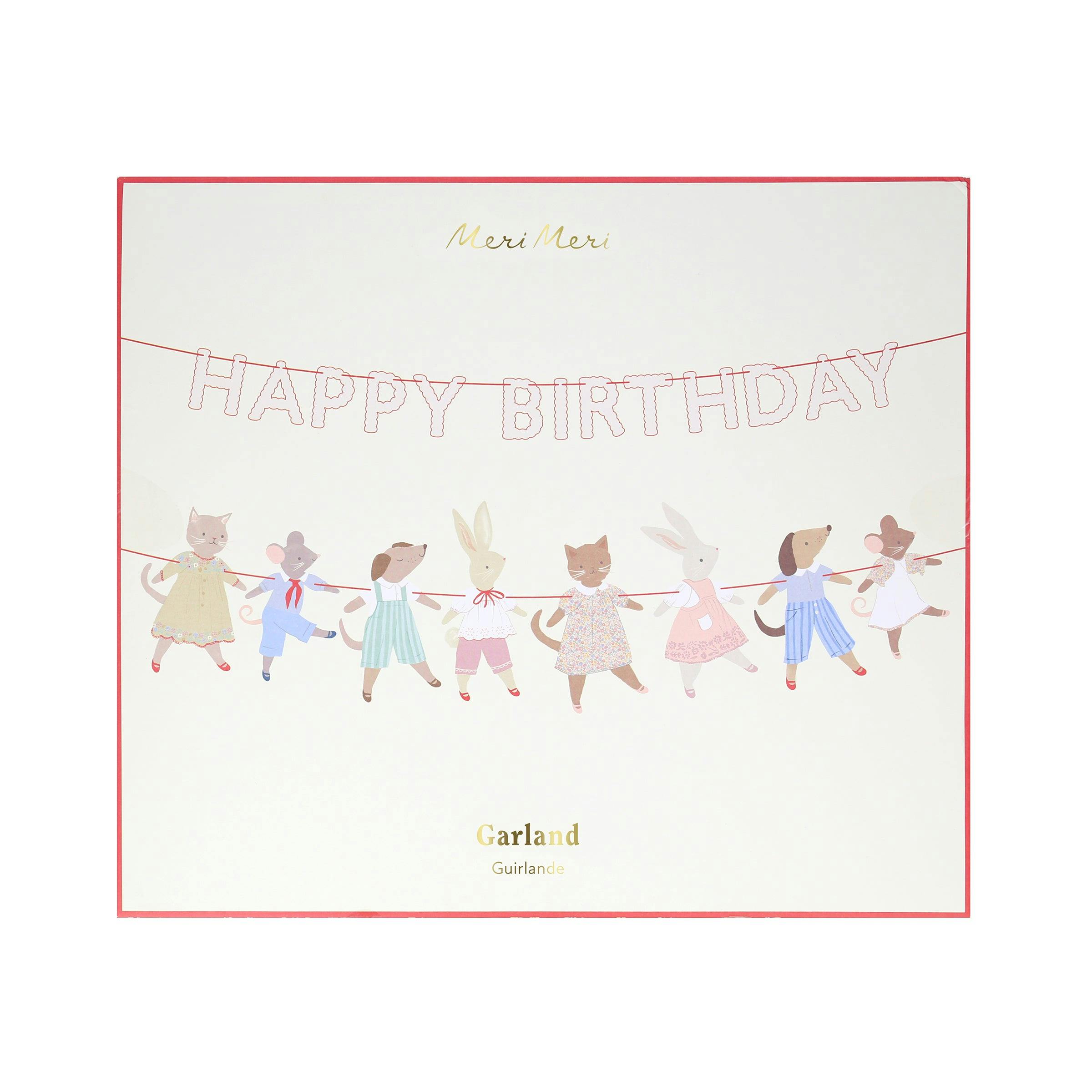 Animal Friends Garland Set