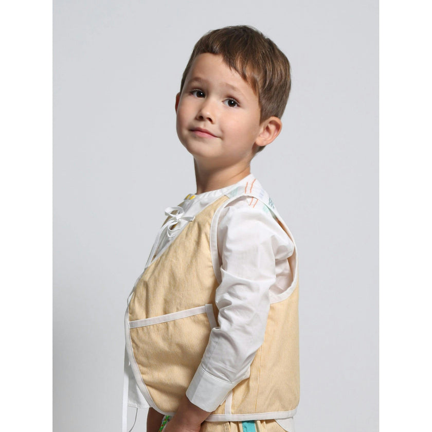 TOBIAS PADDED PATCHWORK VEST