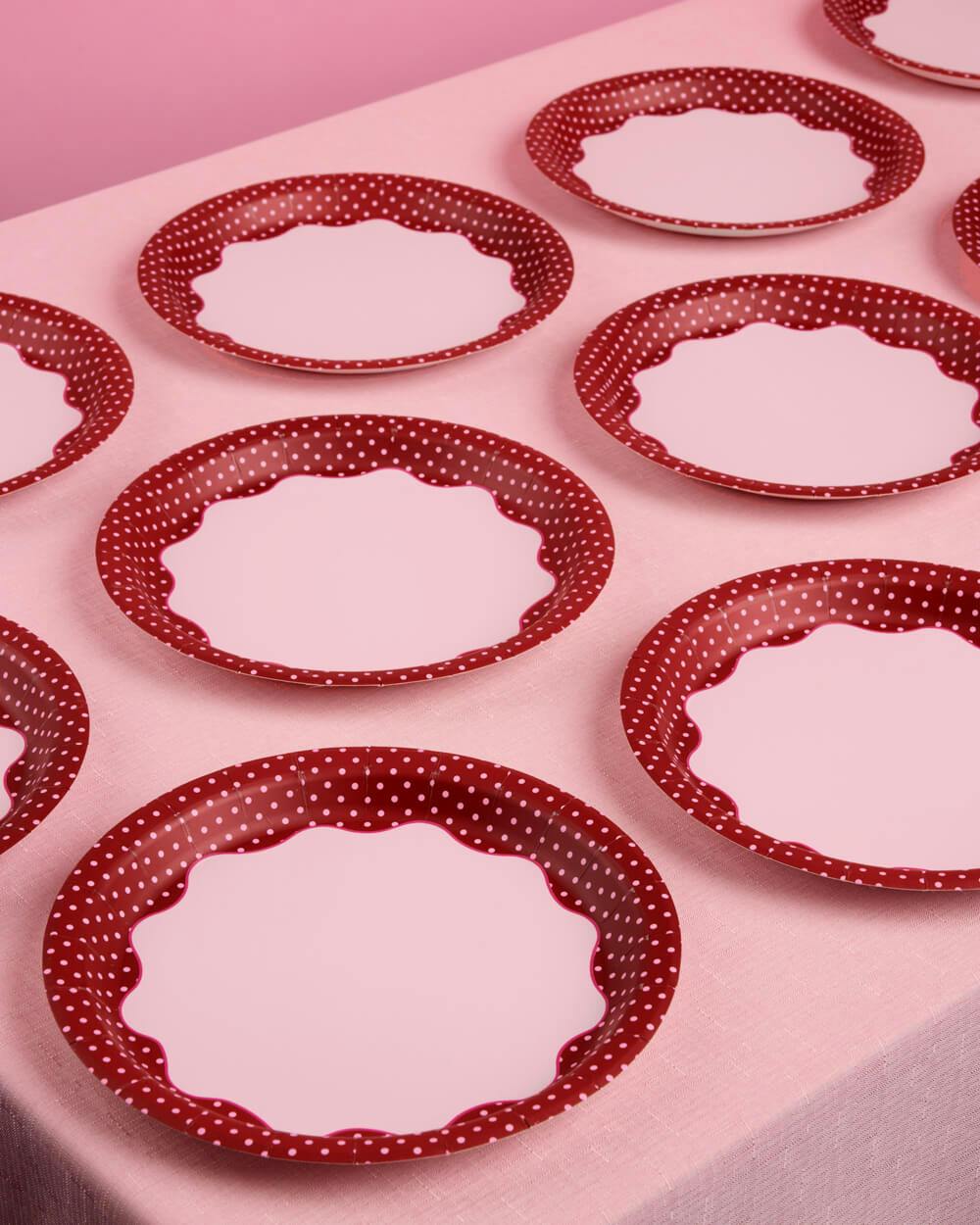 Wine Not Plates - 10 paper plates, 9in