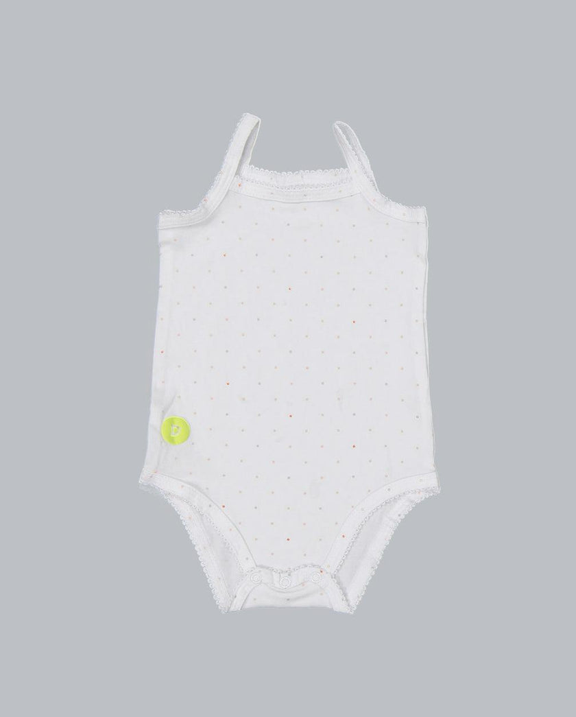 Baby Girl Sleeveless 4pc Onesie Set