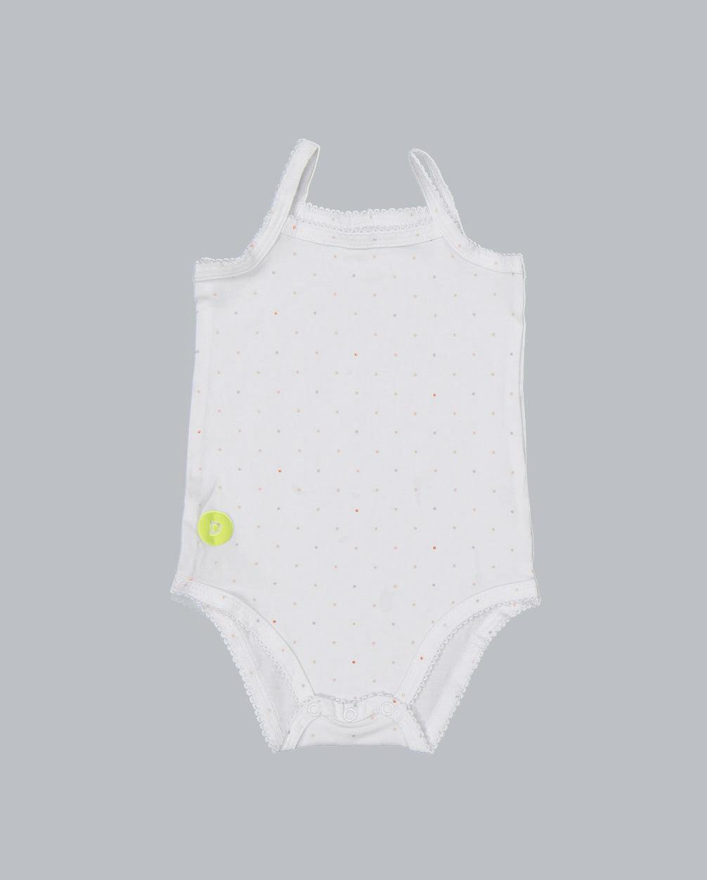 Baby Girl Sleeveless 4pc Onesie Set