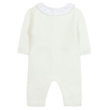 TARTINE ET CHOCOLAT Knit Floral Baby Jumpsuit