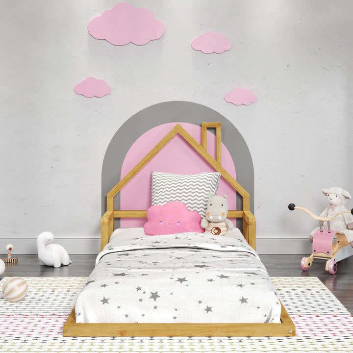 Casita House Twin Floor Bed
