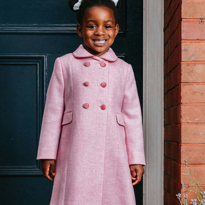 Classic Coat in Pale Pink