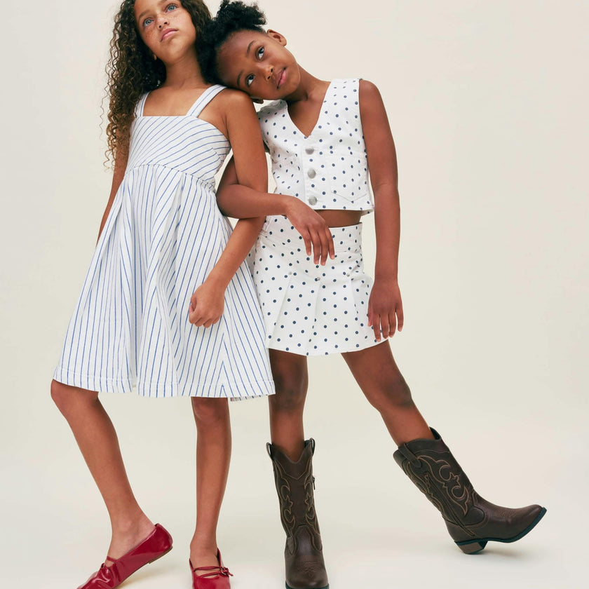 Meredyth Dress Mini | Nautical Stripe