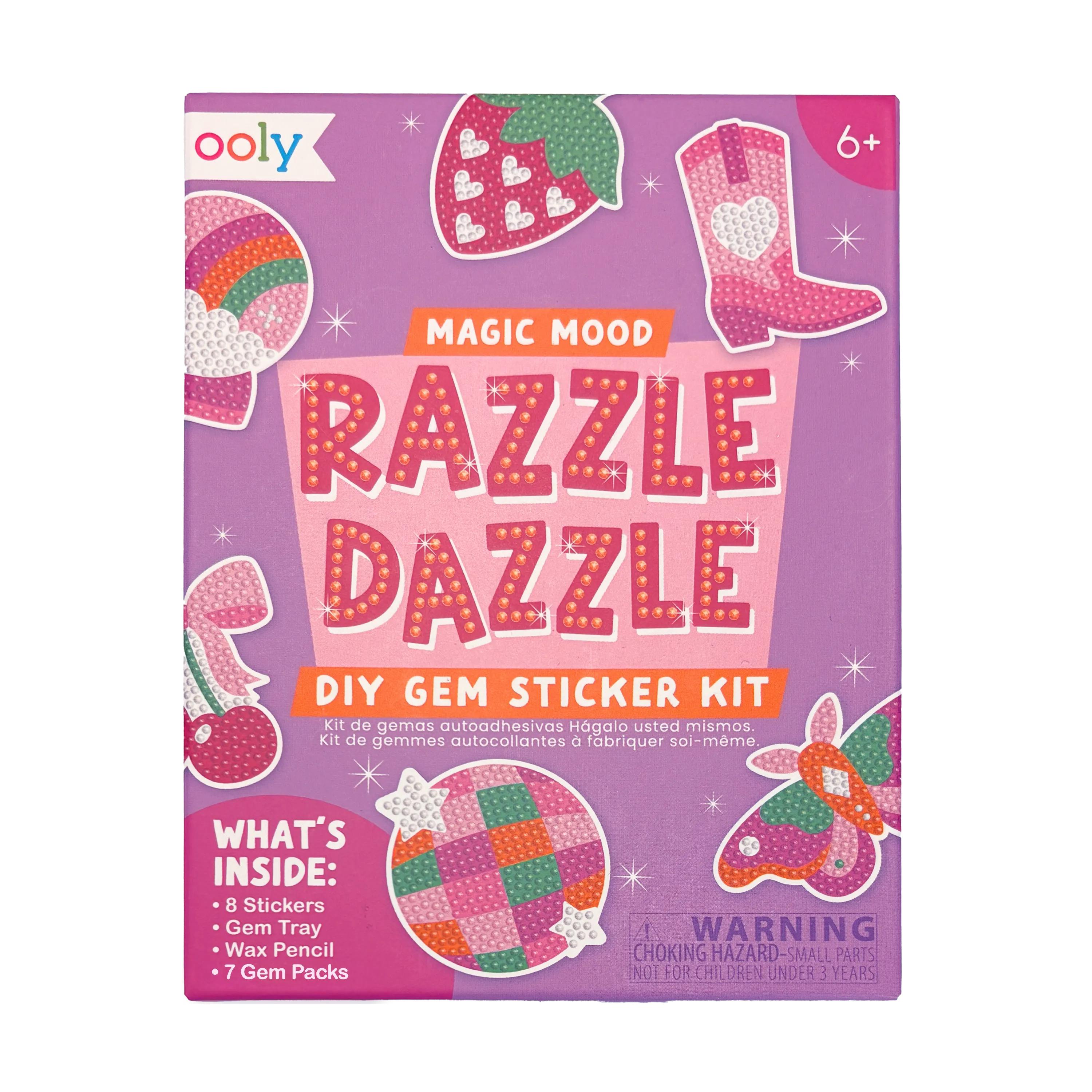 Razzle Dazzle Mini DIY Gem Sticker Kit - Magic Mood - 8 Stickers