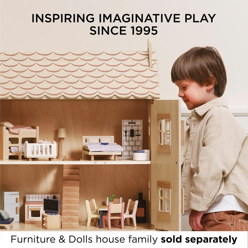 Marie's Natural Wood Dolls House