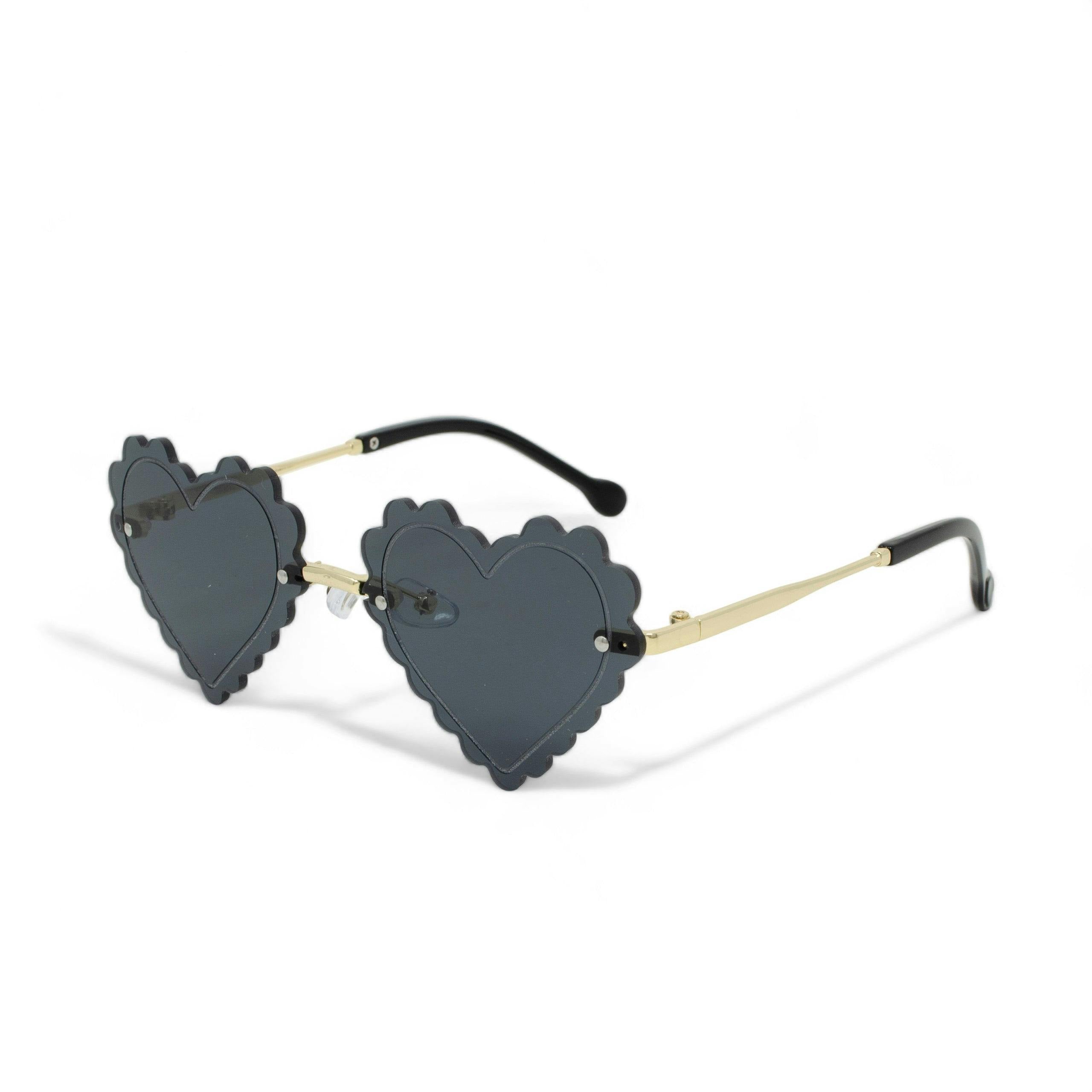 Kid's Frameless Heart Sunglasses