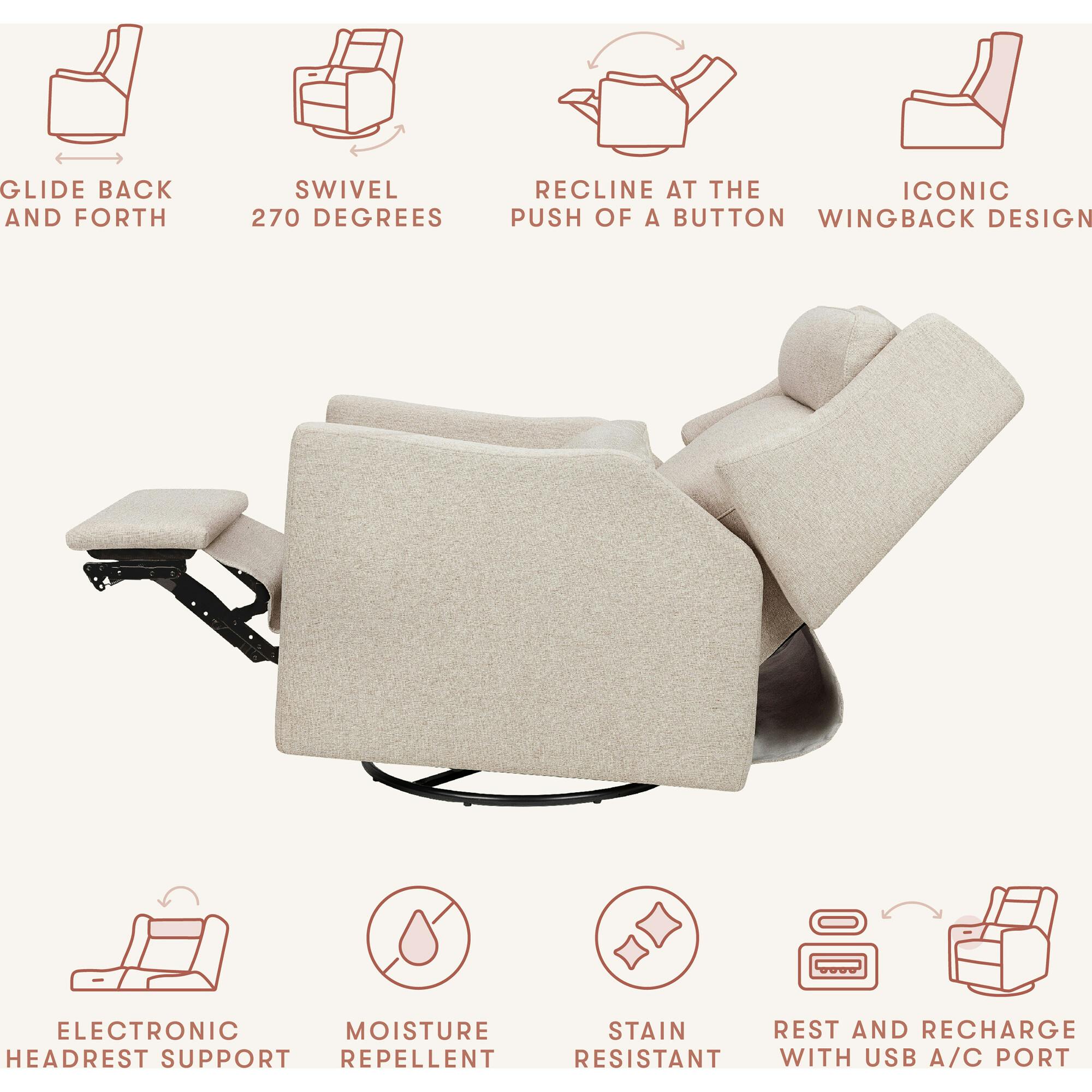 Kiwi Plus Power Recliner and Swivel Glider