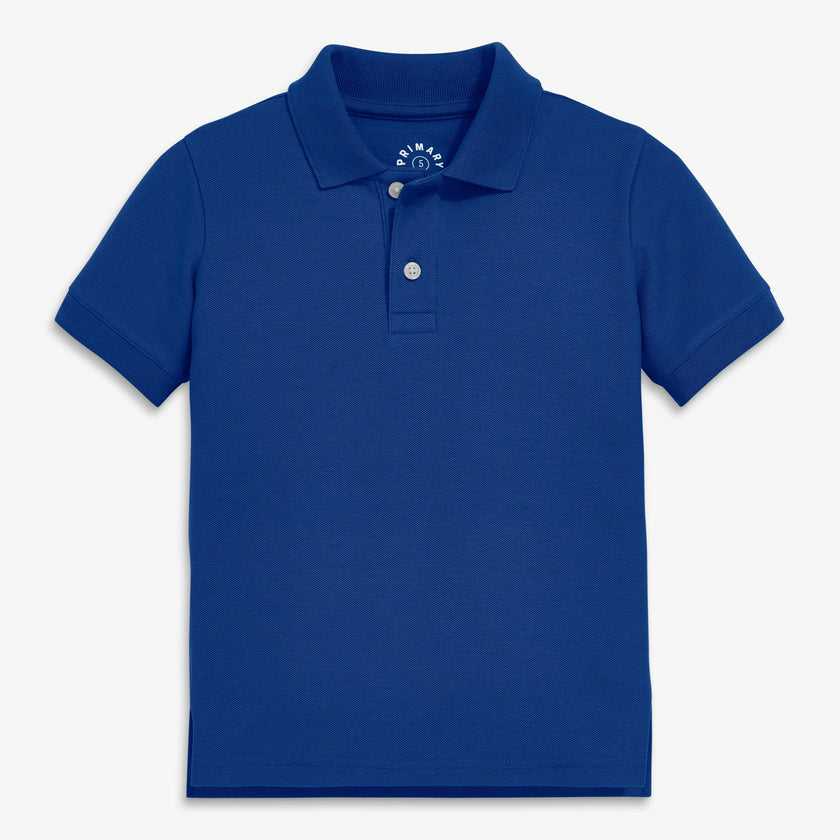 Kids short sleeve pique polo
