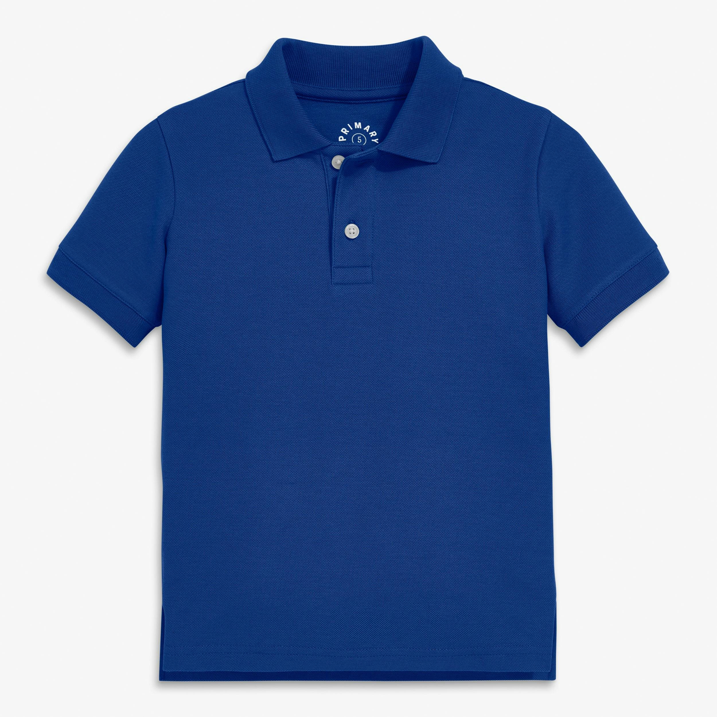 Kids short sleeve pique polo
