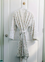 Women's Organic Bathrobe - Botanical Whisper