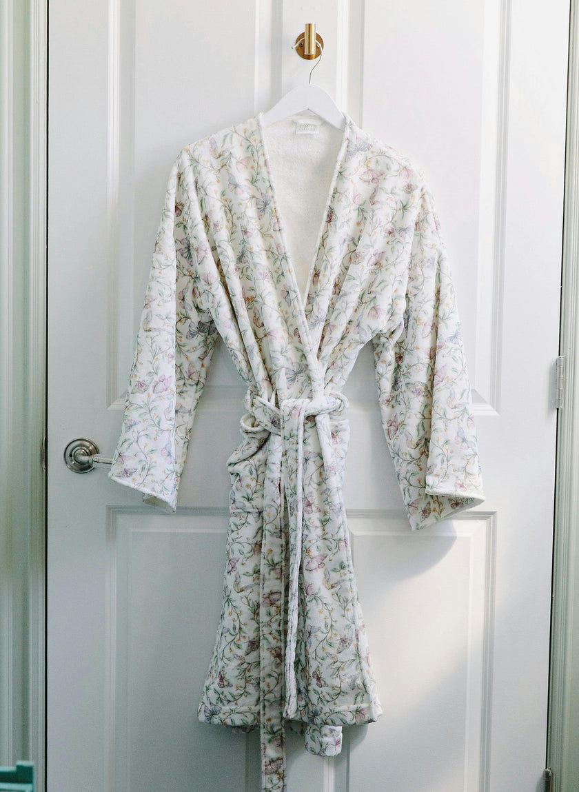 Women's Organic Bathrobe - Botanical Whisper
