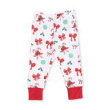 Bows & Candy Canes - Long Sleeve Loungewear Set
