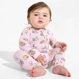 Easter Pink Bamboo Convertible Footie