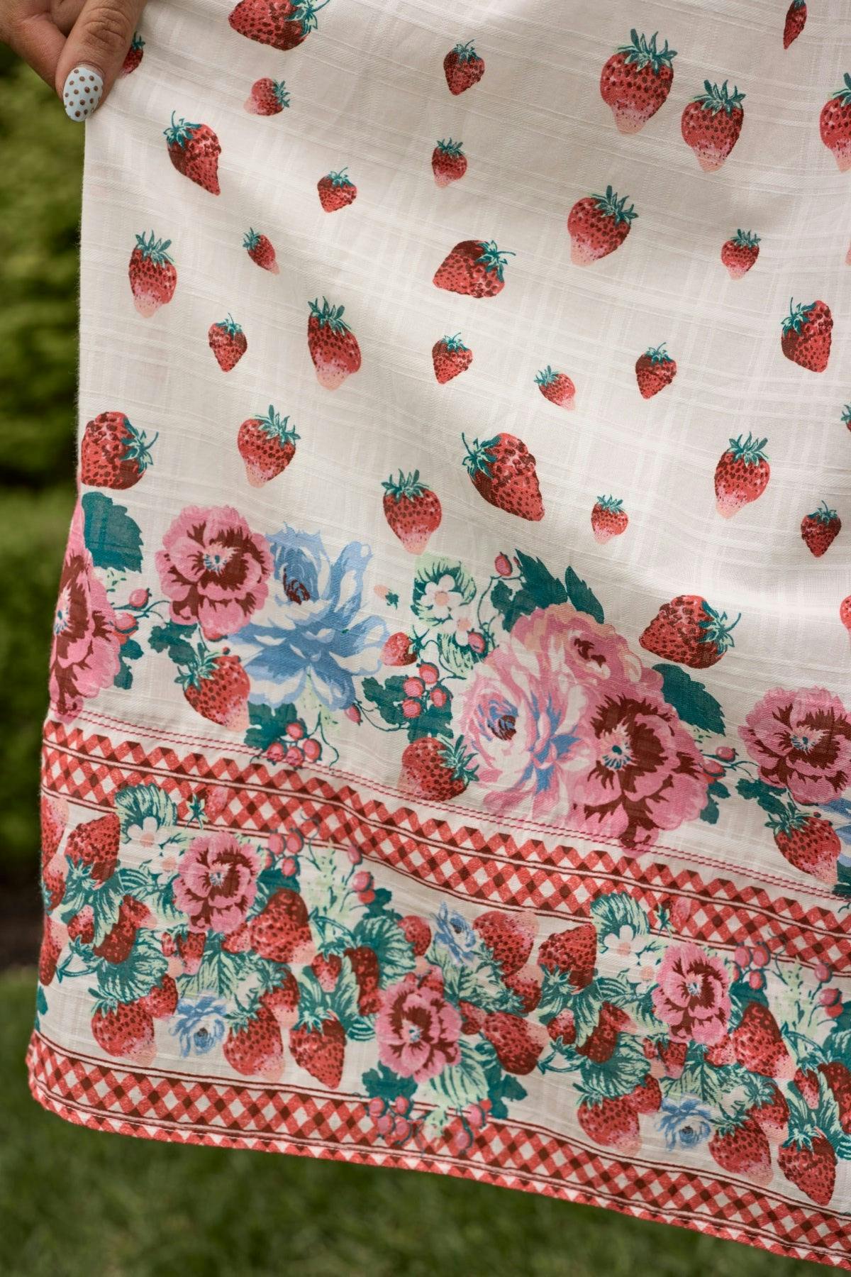 Sadie Dress in Strawberry Vintage Tier