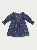 Margot Dress - Ditsy Bouquet Navy