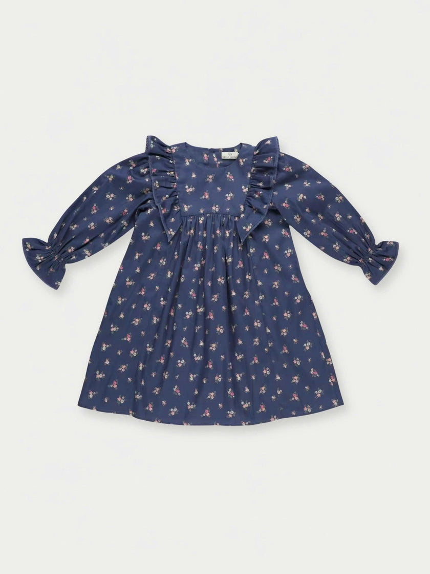 Margot Dress - Ditsy Bouquet Navy