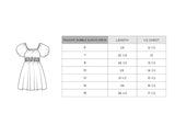 Peasant Bubble Sleeve Dress Isabella Paisley