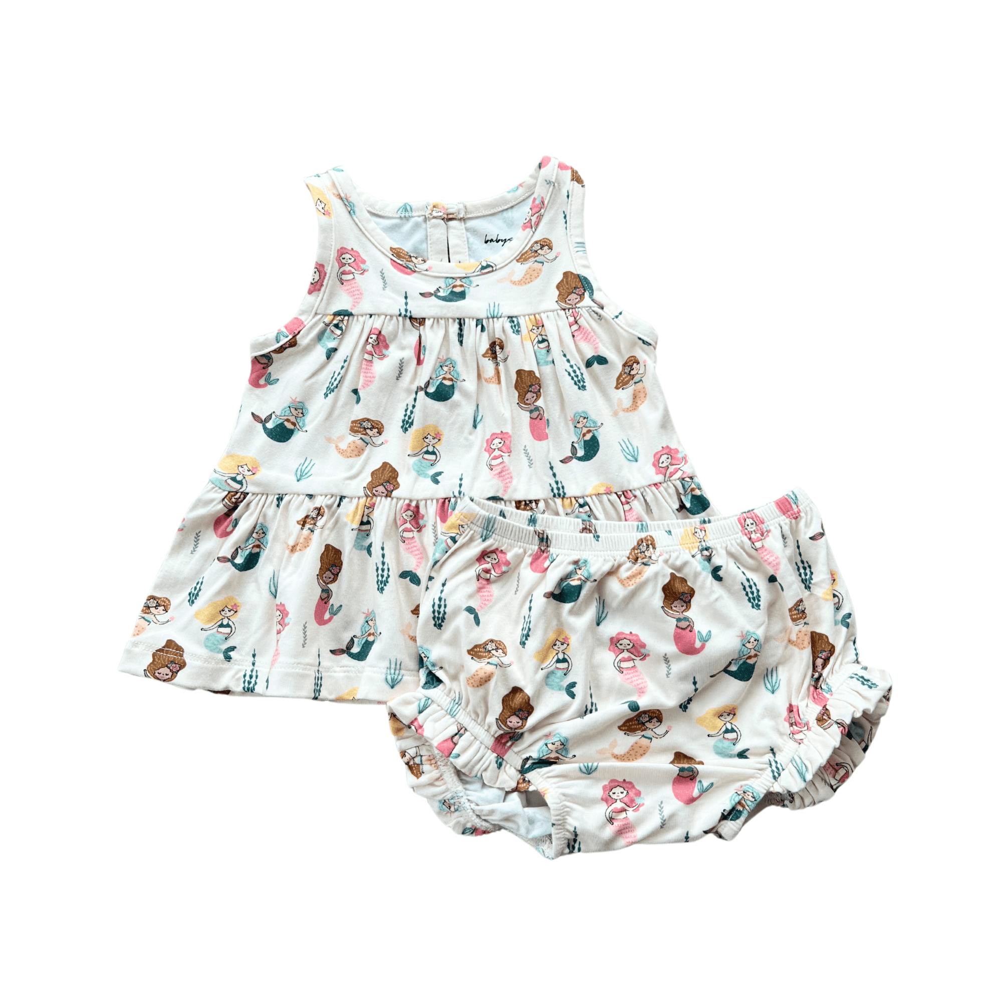 Double Peplum Tank Set Patriotic Ribbon