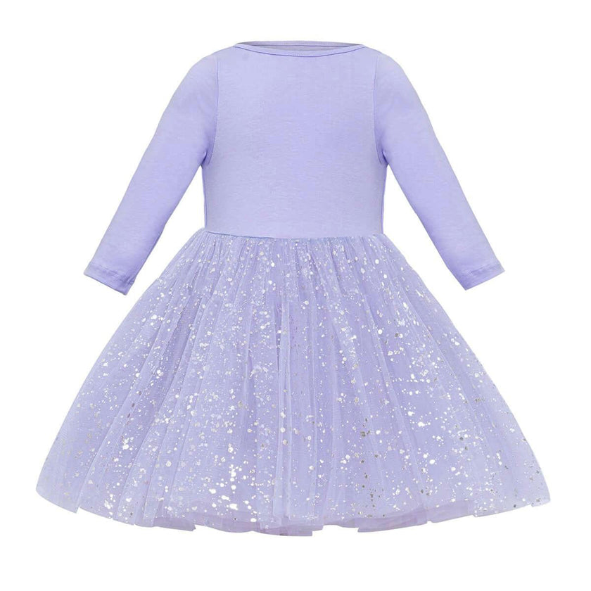 Shiny Lilac Dress Set