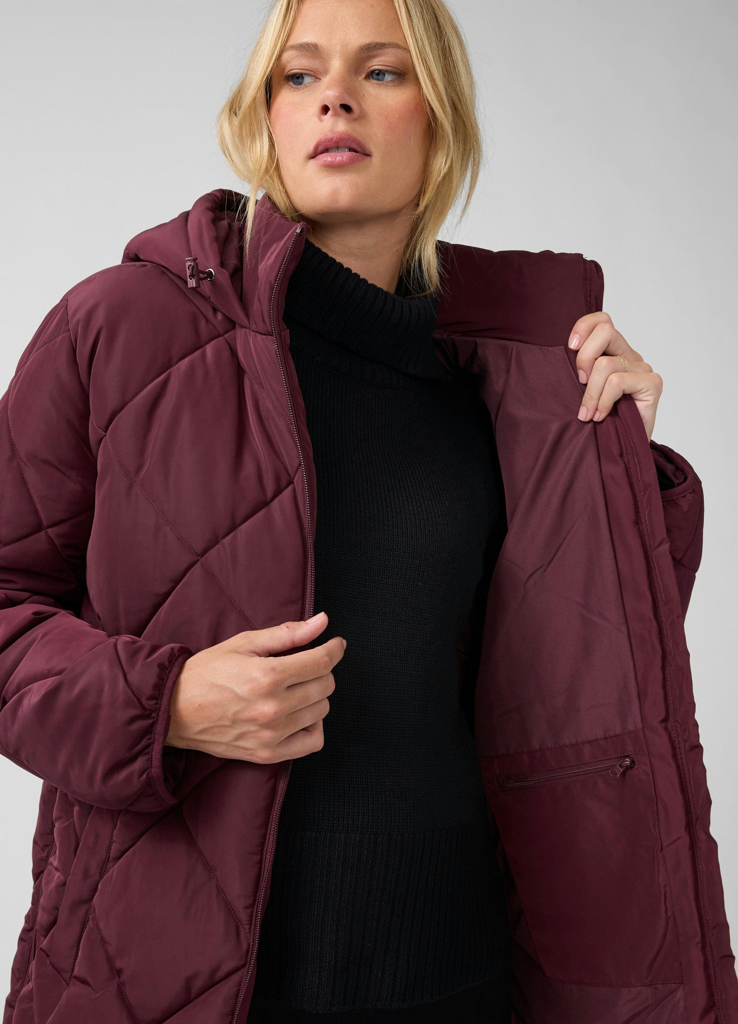 Grow with You Longline Maternity Puffer Jacket