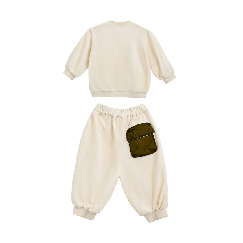 Beige Cotton Spot Set