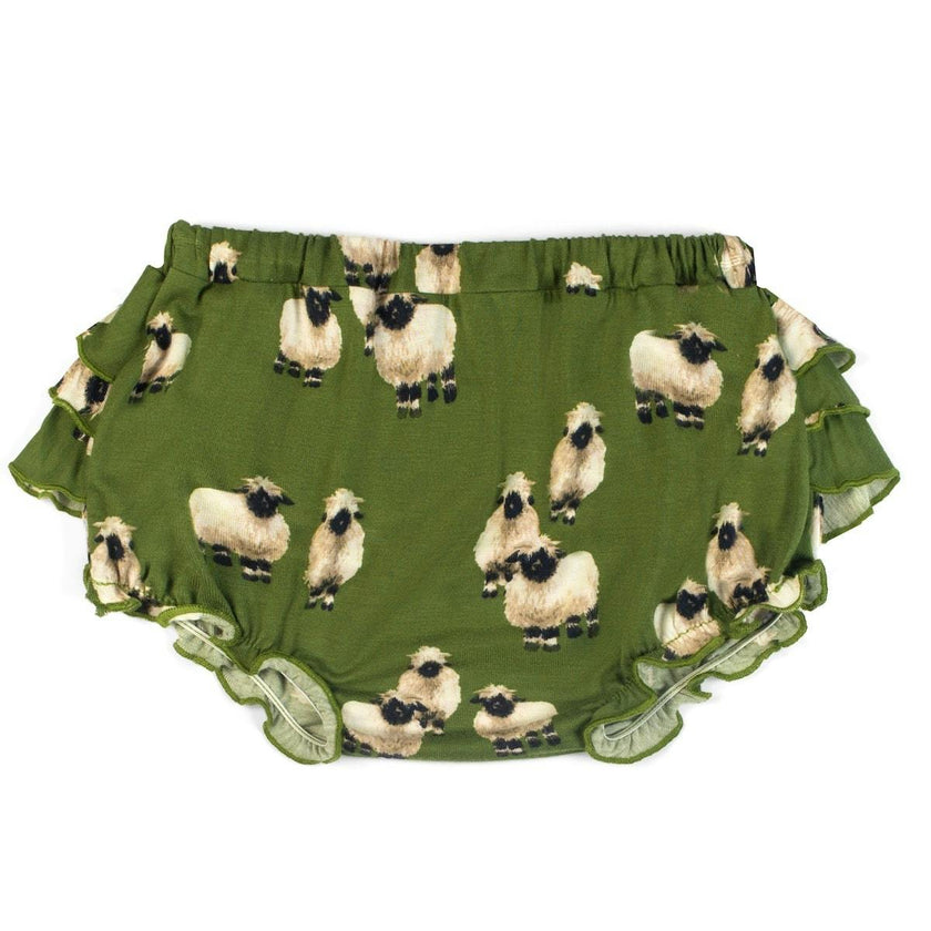Valais Sheep Bamboo Ruffle Bloomer