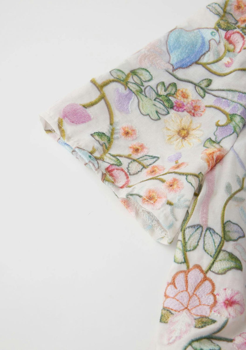 Tatiana Embroidered Mini Dress