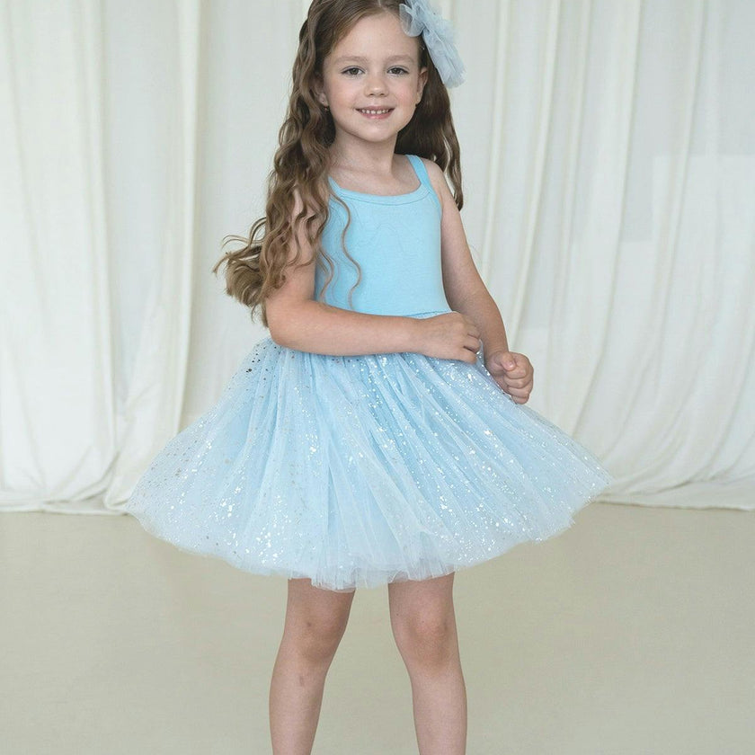 Sparkle Blue Tutu Dress