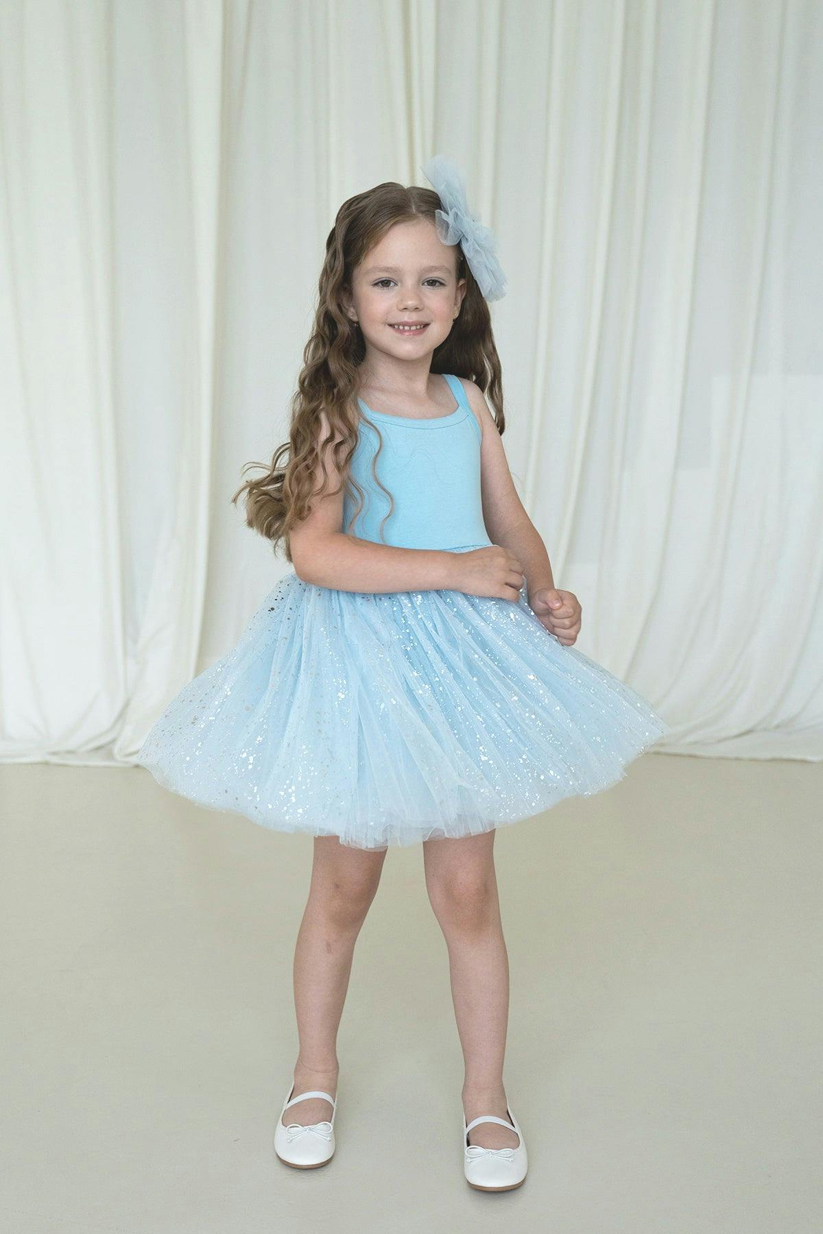 Sparkle Blue Tutu Dress